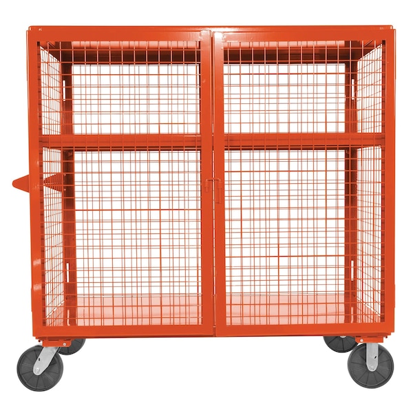 2000 lb Capacity, 33 W x 64.5625 L x 61.625 H, 2 Shelves